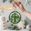 2 x Religious Christmas Tree Decorations, Christmas Ornaments, Keepsake Ornaments, Holiday Decor, Cross Gifts, Christian Gift, Religious Gift, Holiday or Xmas Gifts