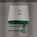 Qinyoung 12 Pcs St. Patrick's Day Glass Drink Stirrers 7 Inch Swizzle Sticks for Cocktails Coffee Reusable Green Shamrock Beverage Stir Sticks for Irish Festival Party Coffee Bar Kitchen Bar