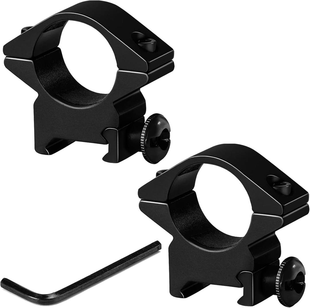 Scope Rings 1 Inch,2 Packs of Medium Profile Scope Mount Rings for 21mm Picatinny Rails