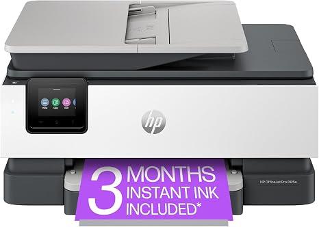 HP OfficeJet Pro 8125e Wireless All-in-One Color Inkjet Printer, Home Office, Print/Scan/Copy, ADF, Duplex Printing, AI-Enabled
