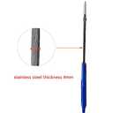 JJHREI 8 Inch Long Handle Toenail Scissors for Thick Nails & Easy Reach Long Handled Toe Nail Clippers for Seniors Women Men