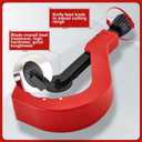 Teenyyou Heavy Duty Tubing Cutter for Plastic Pipe 1-7/8 to 4-1/2" Manual Aluminum Pipe Cutter Tool with Blade for Cutting Plastic PPR PE Tubes