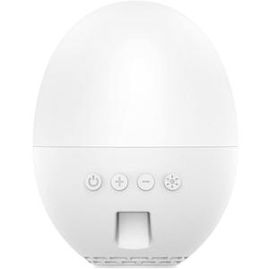 ILGUN White Noise Machine The New White Noise Sleep Bluetooth Speaker Colorful Bedside Night Light Baby Soothing Nursing Music Speaker(white)