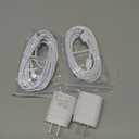 for iPhone 16 17 Pro Max Charger Fast Charging, 30W 10 FT Long USB C Charger Cable Cord with iPhone 17 Charge Block Compatible for iPhone 17/17 Pro/17 Pro max/Air/16 15 Pro Max/Plus, iPads, Galaxy S25 (White)