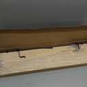 DoubleFill Office Cubicle Shelf 24" Wood Hanging Cubicle Storage Organizer File Hanging Shelf Accessories Storage Organizer Bookshelf with Hooks for Home Desk