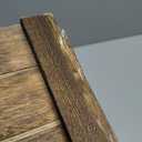 Farmhouse Antique Black Wooden Crate for storage, Rustic Decorative Boxes, Set Of 3 Nesting Wooden Storage Crates For display, Handmade Natural Solid Wood Box (Rustic Black)