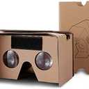 Google Cardboard,Topmaxions 3D VR Virtual Reality DIY VR Headset for 3D Movies and Games Compatible with Android & Apple Up to 6 Inch Easy Setup Machine