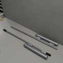 Shimeyao 2 Pcs 23 Inch Flag Spike Heavy Duty Feather Flag Ground Spike Pole Ground Stake for Swooper Metal Stakes for Garden Lawn Base