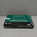 YHTAUTO Front License Plate Frame w/o Screws Compatible with Cadillac XT5 2017-2023, Black Licence Plate Holder, No Drill Bumper License Plate Bracket, License Plate Mount