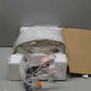 OYEARS 22.5" Table Lamp for Living Room,Retro Farmhouse Lamps for Nightstands Boho Bedroom Lamps Set of 2,with USB A+C Charging Ports,Beige and Brown