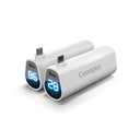 Cooopoo Battery Pack for Meta Quest 3/Quest 3S，5V3A Fast Charge Power Bank with LCD Indicator for Extended Playtime - Rechargeable Mini Lightweight Accessory with Power Indicator [2Pack]