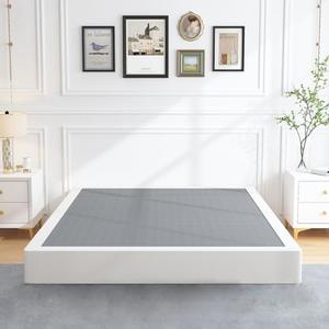 ALDRICH 7 Inch Heavy Duty Metal Box Spring Mattress Foundation 3000lbs Max Weight Capacity/Non-Slip/No Noise/Easy Assembly/Easy Clean Cover,King