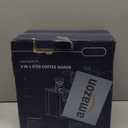 KIDISLE Hot & Iced Coffee Maker with Bold Setting, Single Serve Coffee Maker for K Cup and Grounds, 6-14 Oz Brew Sizes, 50 Oz Removable Water Tank, One Cup Coffee Machine with Reusable Filter, Grey