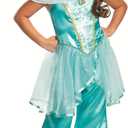 Disney Princess Jasmine Classic Girls' Costume, Teal (M (7-8))
