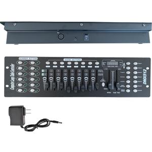 192 Channel DMX Controller, Stage Lighting Console DMX Light Controller, VQP DMX 512 Controller, for Party Lights DJ Disco Lights Show Night Club Stage Par Light