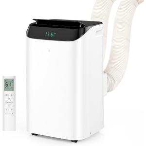 16,000 BTU Inverter Portable Air Conditioner with Remote, Free Stand Cooling Portable AC Unit for Room up to 800 sq.ft, with Dehumidifier & Fan,Dual Hose,Windows Kit,Quiet Sleep Mode(45dB)