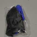 2 Pack Unisex Swim Caps with 3D Ear Protection, Durable Flexible Silicone Swimming Hats for Women Men Kids Adults, Bathing Swimming Caps for Short/Long Hair with Ear Plugs&Nose Clip (Blue)