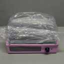 Vinyl Record Player with 2 Stereo Speakers Belt-Driven Vintage Turntables 3 Speed 3 Size Wireless Bluetooth Playback AUX-in RCA Out Headphone LP Vinyl Players Auto Stop Pale Pink