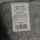 Rugease Washable Area Rug Grey 5FT x 7FT