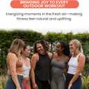 2 x Lindywell Fabric & Exercise Bands for Women & Men - Resistance Bands for Working Out, Including Glute Activation, Strength Training, Physical Therapy - Durable, Non-Slip & Perfect for Home Or Gym Use