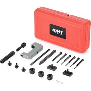 Orion Motor Tech 19pc Chain Breaker Tool Kit with C Frame 3 Anvils 5 Break Tips, Dirt Bike ATV Motorcycle Chain Breaker Chain Link Removal Tool Chain Repair Tool for Cam and 25 to 630 Chains