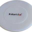 Instant Pot Silicone Lid, 9.8-In, 5-Qt & 6-Qt Pot Lid, From the Makers of Instant Pot, Reusable Silicone Lid for Bowl and Food Cover, Microwave Cover for Food, Transparent White