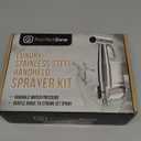 Purrfectzone Bidet Sprayer for Toilet, Handheld Sprayer Kit, Cloth Diaper Sprayer Set - Easy to Install - Stainless Steel