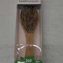 GranNaturals Extra Hard Wave Brush - Curved Boar & Extra Hard Nylon Bristle Hair Brush for 360 Waves