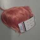 Short Pink Wig for Women Layered side Part with Bangs Wigs Synthetic Hair Pixie Cuts Wigs for Cosplay Halloween Party Use
