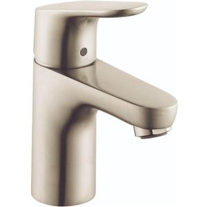 Hansgrohe Focus Modern Upgrade Easy Clean 1-Handle 1 7-inch Tall Bathroom Sink Faucet in Brushed Nickel, 04371820