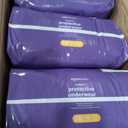 Amazon Basics Postpartum Incontinence Underwear for Women, Maximum Absorbency, Disposable, Bladder Leak Protection, Odor Control, XX-Large, Lavender, 42 Count (3 Packs of 14)