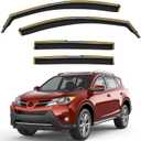 in-Channel Window Rain Guards Fit for 2013-2018 Toyota RAV4, Extra Durable Window Visors, Window Deflectors, Vent Visors, Vent Shades for 13 14 15 16 17 18 Toyota RAV 4