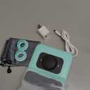 Portable Humidifiers for Travel, Small Mini Humidifier with Auto Shut-Off, Nightlight and Storage Bag for Hotel, Bedroom or Office, Plant Humidifier Indoor, Mint Green