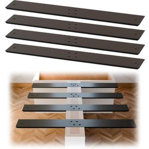 Zonon 4 Pack 20 inch Countertop Support Brackets Hidden Island Flat Wall Support Bracket for Kitchen Outdoor Commercial Spaces DIY Home Renovations Mounting Hardware Included