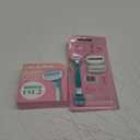 Dorco EVE3 Razor Smooth Touch for Women, Includes 1 Razor Handle and 6 Long-Lasting Razor Blade Refills (Handle + 6 Refills)