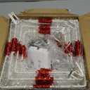 Christmas Lighted Gift Boxes Decorations Set of 4, 2.8Ft Stackable Christmas Nesting Boxes Battery Operated with Timer for Home and Party Decoration