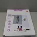 HIEEY Lighted Makeup Mirror, Hollywood Vanity Mirror with Lights, Three Color Lighting Modes, and 5X Magnification Mirror, Smart Touch Control, 360Rotation (17.3in,White,Gift Box)