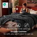Bedsure GentleSoft Grey Fleece King Blanket for Couch - Cozy Soft Blankets for Women, Cute Small Throws for Girls, 108x90 Inches