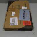 Universal TV Stand - Table Top TV Stand for 27-60 inch LCD LED TVs - 9 Level Height Adjustable TV Base Stand with Tempered Glass Base & Wire Management, VESA 400x400mm