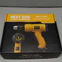 SEEKONE Heat Gun 1800W 122-120250- 650Fast Heating Heavy Duty Hot Air Gun Kit Variable Temperature Control Overheat Protection with 4 Nozzles for Crafts, Shrinking PVC, Stripping Paint (5.2FT)