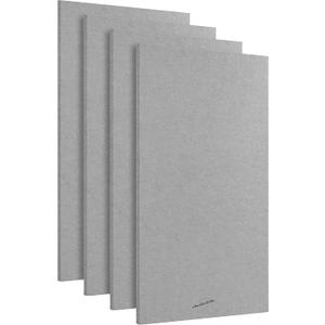 Acoustic Panels, 4 Pack ROOM KIT, Large, 46" x 23", Mid Grey
