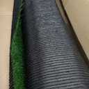 LFL Artificial Grass Turf 3 Feet X 20 Feet, 1.38" Height Indoor/Outdoor Synthetic Fake Grass Rug with Drainage Holes, Perfect Pet Artificial Turf Grass Mat for Garden Lawn Balcony Landscape Decoration