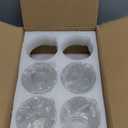 4 Pack Glass Cylinder Vase for Table Centerpieces, 6 Inch Clear Glass Flower Vases Bulk Glass Hurricane Candle Holder Small Floral Vases for Table, Floating Candle Vase for Wedding Home Décor