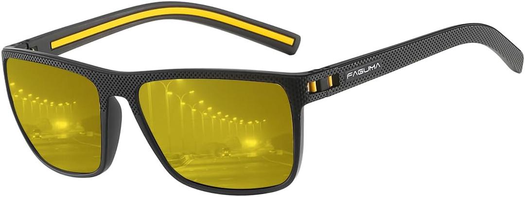FAGUMA Polarized Sunglasses for Men UV400 Protection for Driving Fishing Golf