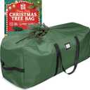 Holiday Cheer Christmas Storage Bag Heavy Duty Fits Up to 9ft Tall Artificial Tree, Waterproof with Durable Handles & Zipper Xmas Tree Storage Bag (Green)