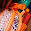 Marlrin Shooting Games Toys for Age 5 6 7 8 9 10+ Year Old Boys, Kids Toy Sports & Outdoor Game with Moving Shooting Target & 2 Popper Air Toy Guns & 24 Foam Balls, Gifts for Boys and Girls