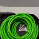 Sewer Jetter Kit for Pressure Washer,Water Jet Drain Cleaning Hose with Corner Rotating Button Spring Nose 1/4" NPT Sewer Cleaning Tool High-Pressure Nozzles,5800 PSI 50 FT (Green)