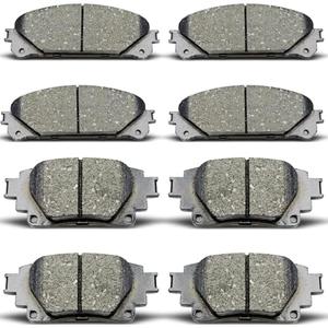 DYZJKWJW D1324 D2305 Front Rear Ceramic Brake Pads Set Fit For 2020-2022 Toyota Highlander,For 2021-2023 Toyota RAV4 Prime/Toyota Sienna,For 2022-2023 Lexus NX350/NX350h/NX450h+
