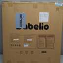 Babelio Baby Gate for Stairs, Kitchen & Doorways, No Bottom Bar| One-Handed Operation| Auto-Close| Hardware Mount (Drill Needed) Safety Dog/Pet Gate (Black - B17, 26-43" W, 28" H)