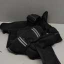 Weighted Vests for Women Men, 1 lb Weighted Vest with Storage Pockets, Rucking Vest with Reflective Stripe, Adjustable Straps Weight Vest for Running, Walking, Workout, Training (Black)